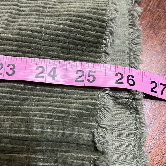 Zara Olive Green Corduroy Oversize Button Up Vest Jacket Unisex Sz M NWT - Picture 10 of 11